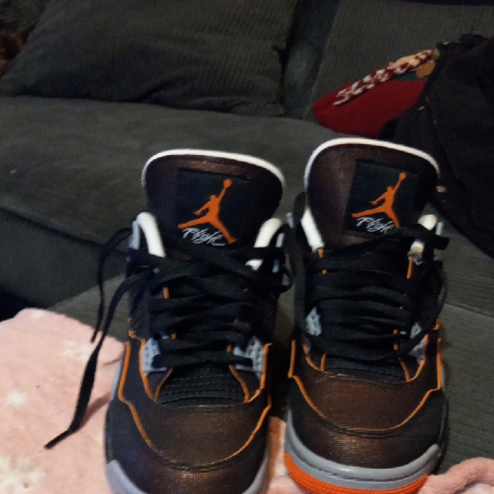Jordan Kids Sneakers - Black and Orange